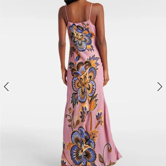 FARM Rio Pink Floral Maxi Dress - Picture 3 of 5